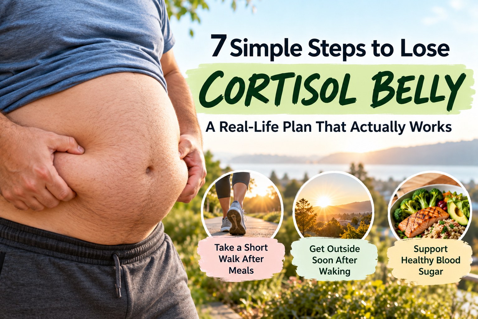 Cortisol Belly: 7 Simple Habits to Support a Healthier Waistline Cortisol Belly: 7 Simple Habits to Support a Healthier Waistline