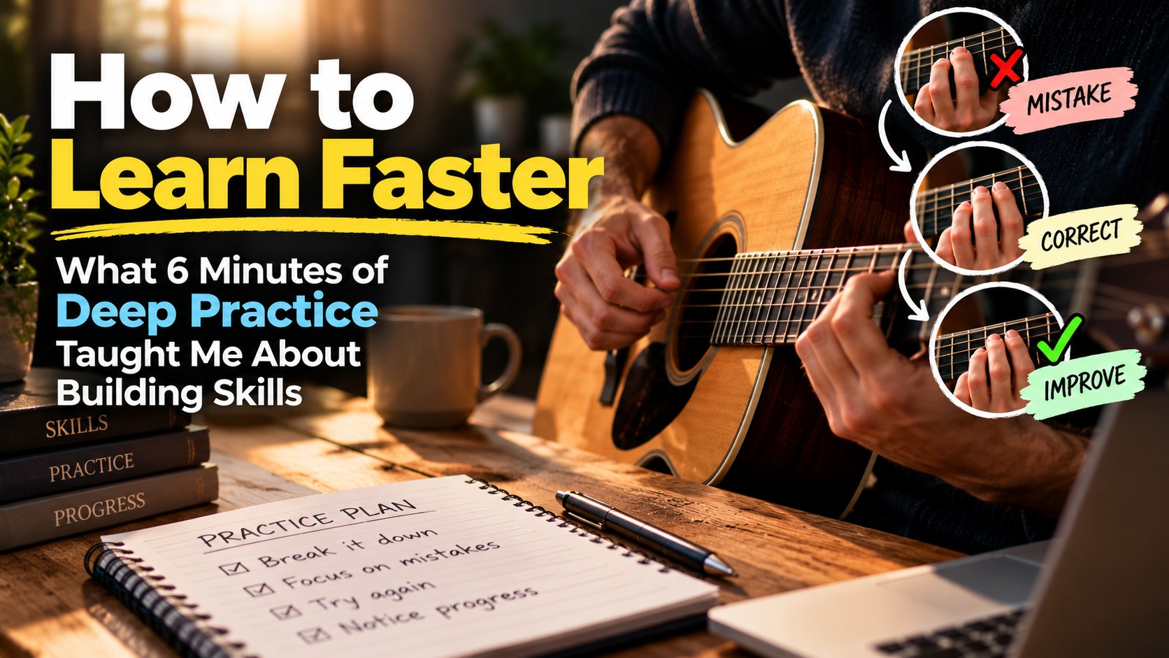 How to Learn Faster: What 6 Minutes of Deep Practice Taught Me About Building Skills