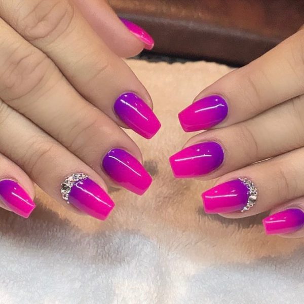 The Best 12 Ombre Nail Art - French fades, unicorn and more - Gazzed