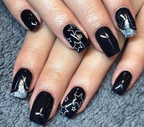 Black Stars Nail